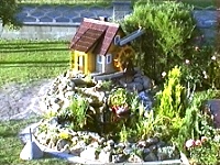 Wassermühle am kleinen Teich (Eigenbau)